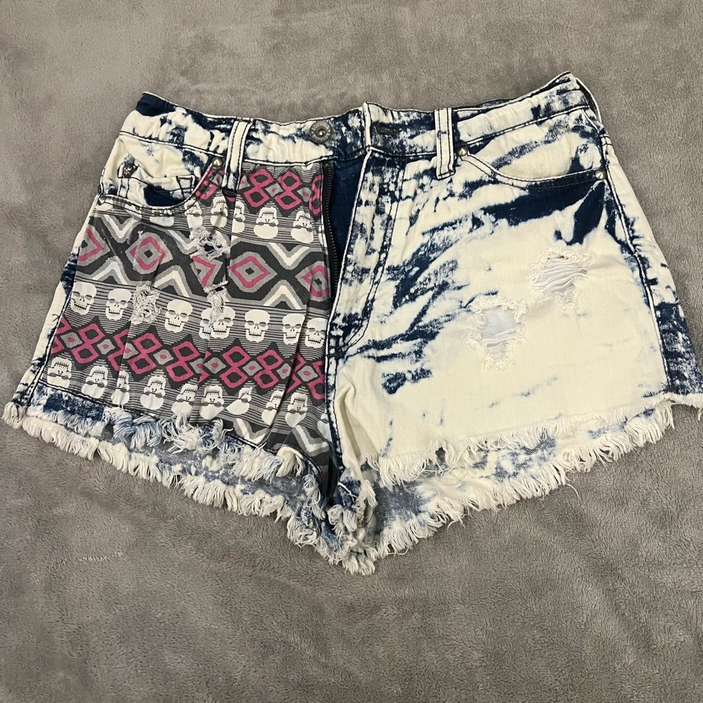 Denim shorts